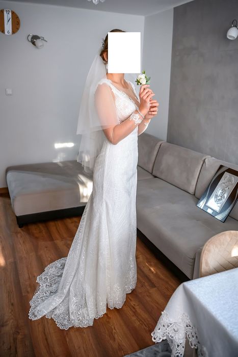 Piękna Suknia ślubna rozmiar M