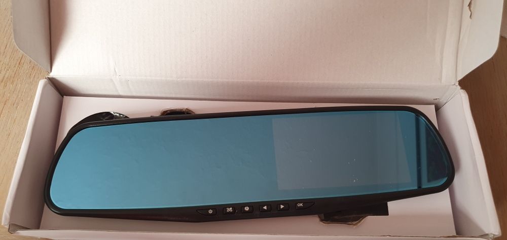 Câmara espelho retrovisor para carro Dashcam novo na caixa