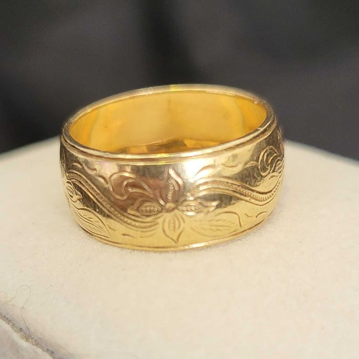 złoty pierścionek pr 585