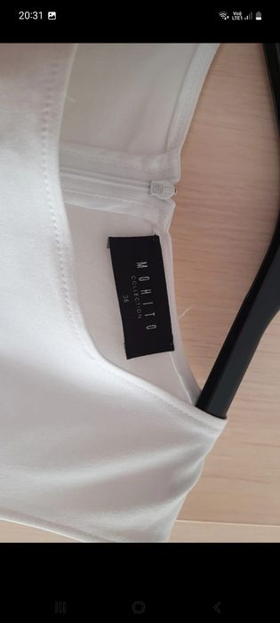 Sukienka biała elegancka S