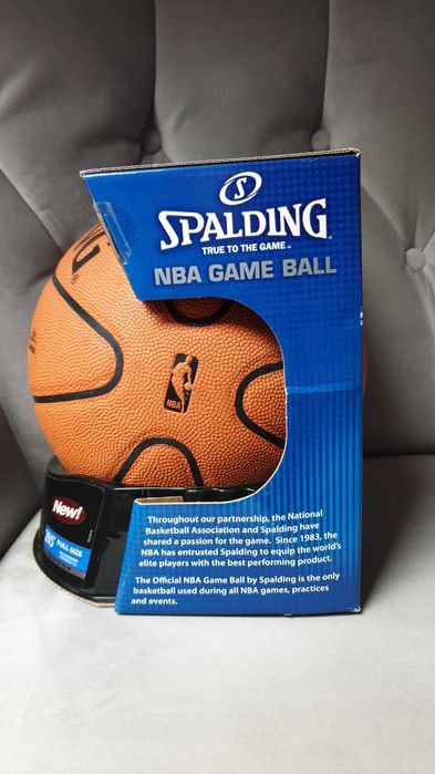 Skórzana piłka do koszykówki NBA SPALDING Official GAME BALL Jordan