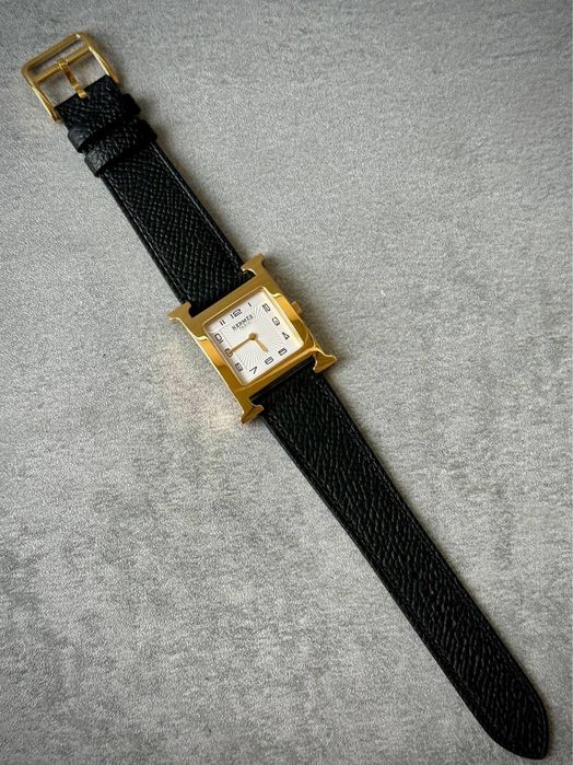 Жіночий годинник Hermes 21mm. Жеские часы