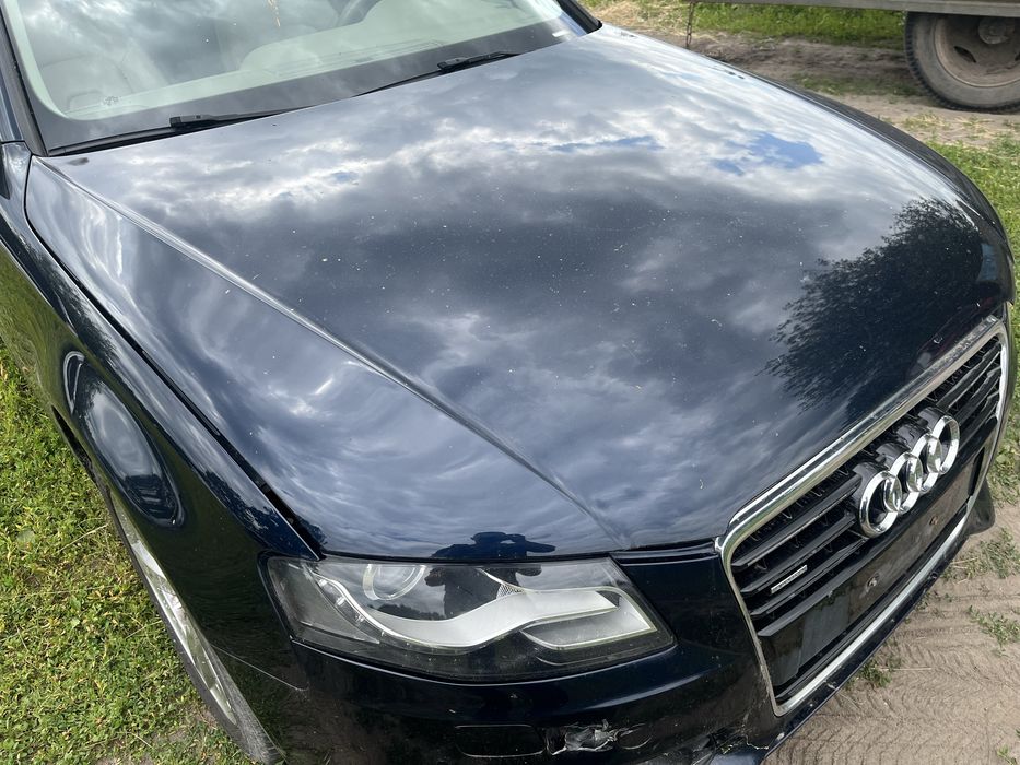 AUDI A4 B8 LZ5A 08-11 maska zderzak drzwi błotnik klapa lampa części