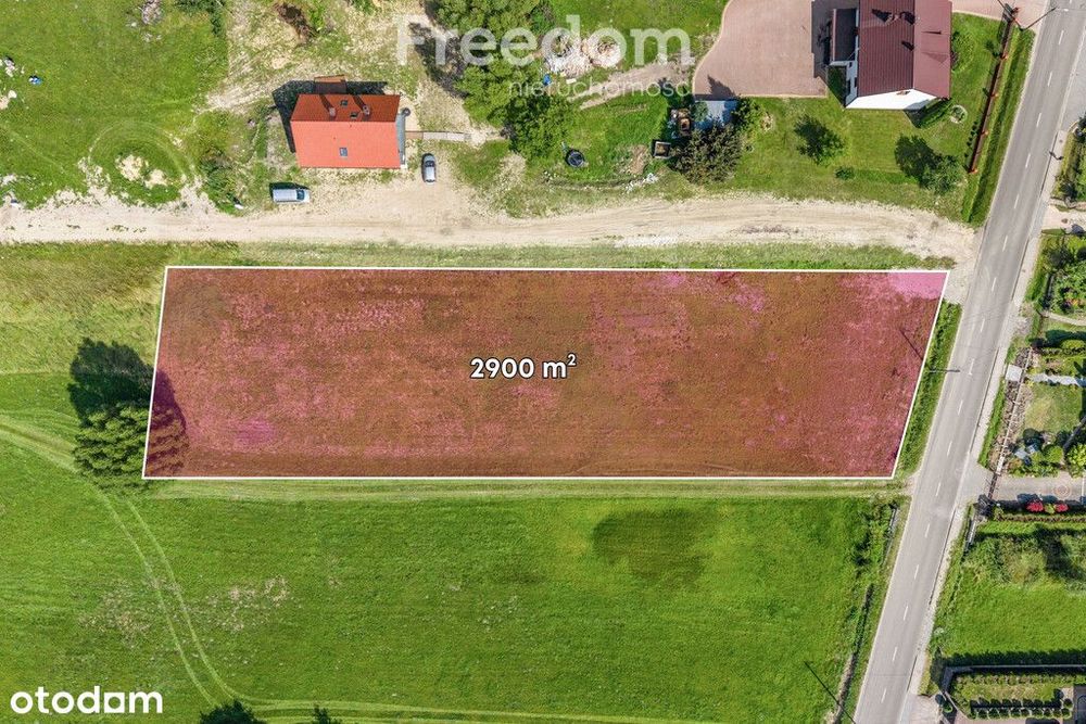 Działka 2920 m² | Media | 389 000 zł | Blisko S17 - Widok 2