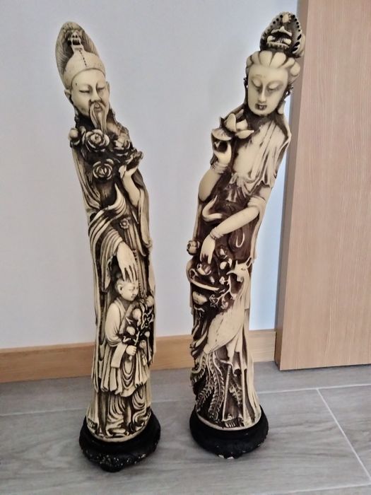 Estatuetas casal oriental