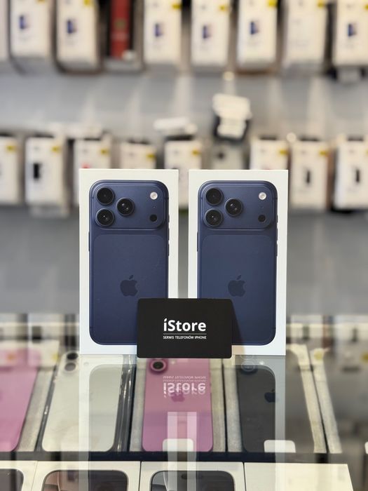 NOWY • iPhone 17 PRO MAX • 256 GB • Deep Blue • GWARANCJA • granatowy