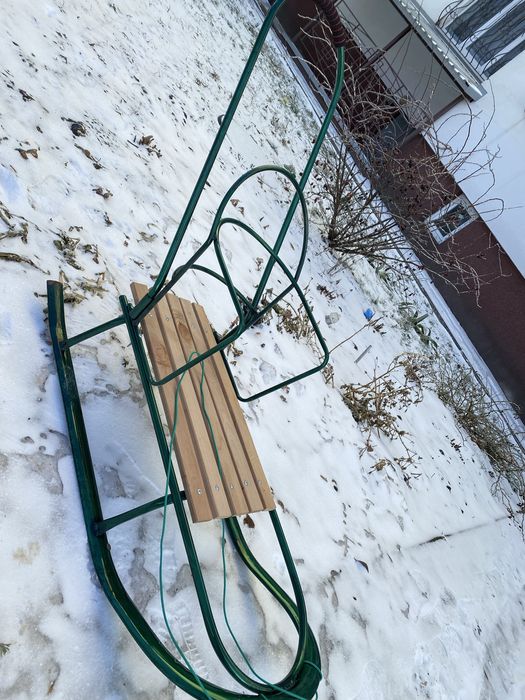 Дитячі санки з батьківською ручкою