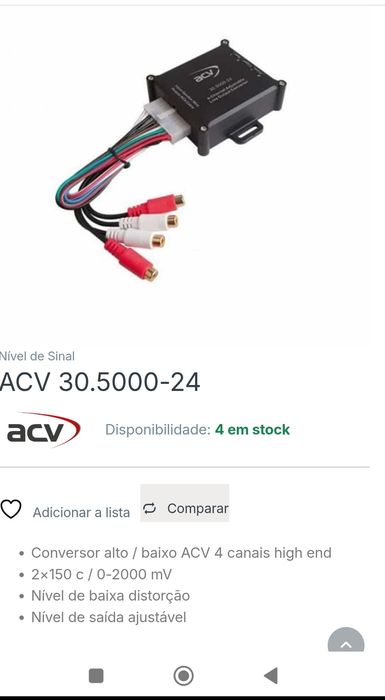 Conversor de sinal auto
