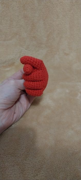 Брелки ручной работы, брелок вязаный брелок ладошка брелок дуля