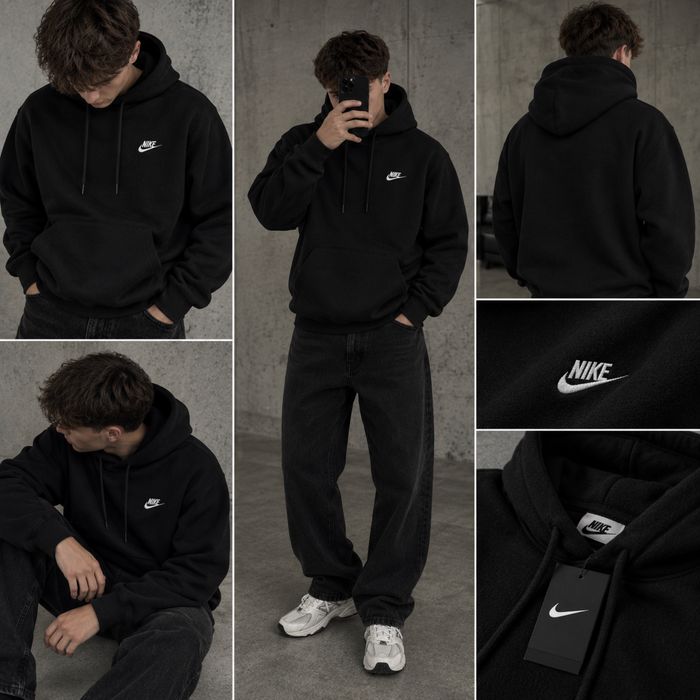 Худі Nike вишитий логотип у всіх розмірах