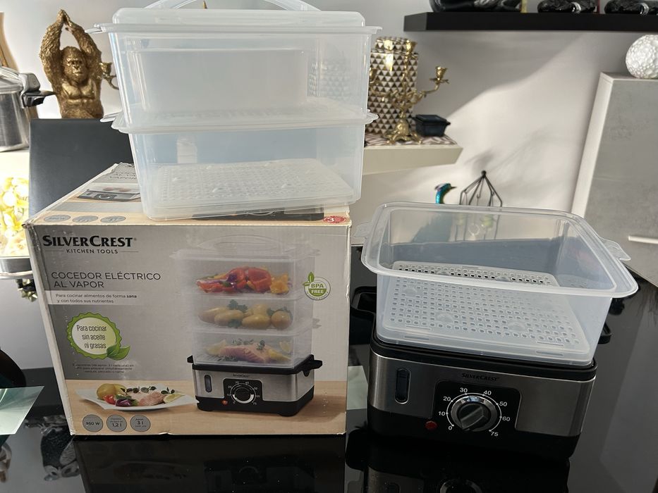 Cozedor eletrico a vapor