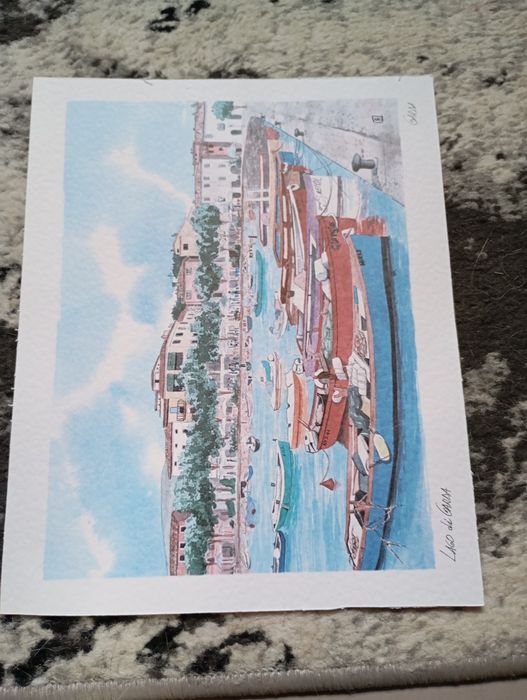 Obraz- technika akwarela. Włochy 2003(33x28)