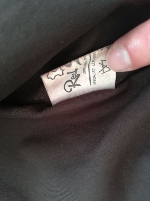 Casaco em pele genuína