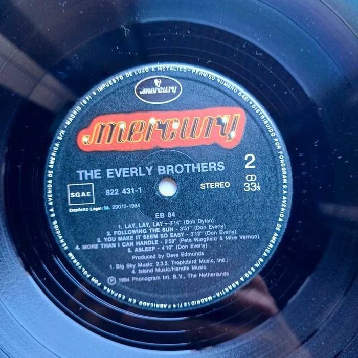 Everly Brothers LP EB84 McCartney Dylan Jeff Lynne