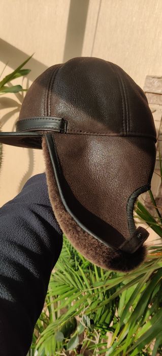 Шапка з натуральної овчини 60 розмір