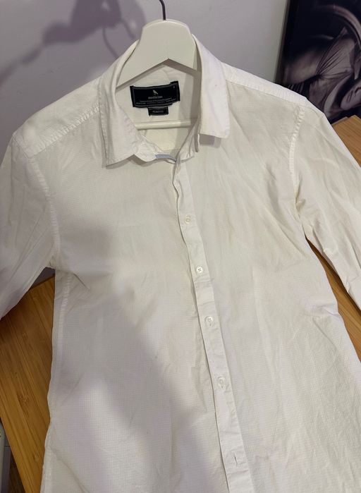 Koszula Medicine S slim fit biała elegancka basic