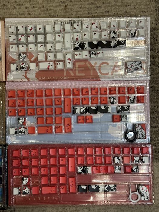 ‼️ Набори клавіш, кейкапи, keycaps, клавиши, клавіши, червоні білі