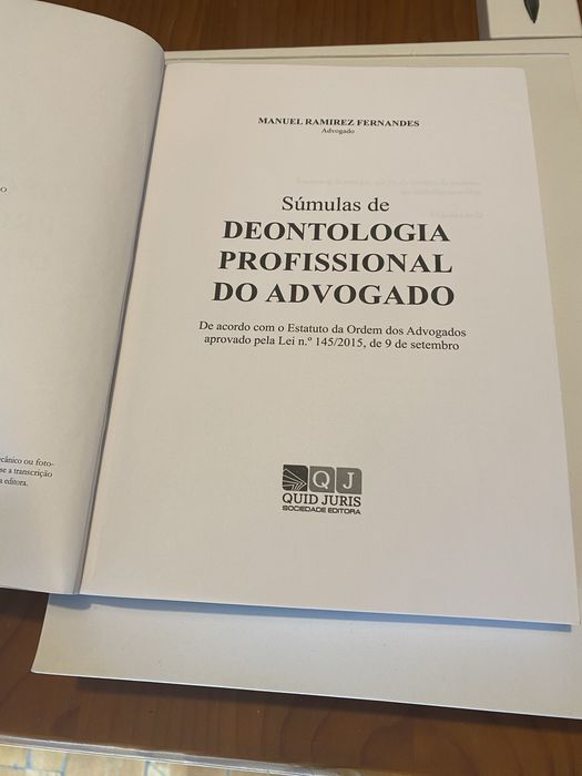 Deontologia Profissional do Advogado