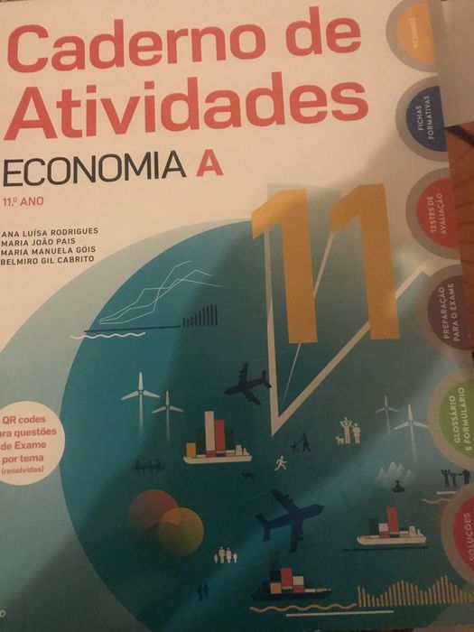 Conjunto Caderno de atividades Economia A e livro de apoio