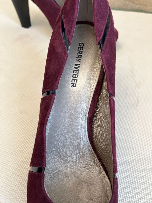 Gerry Weber zamsz bordowy buty damskie 40