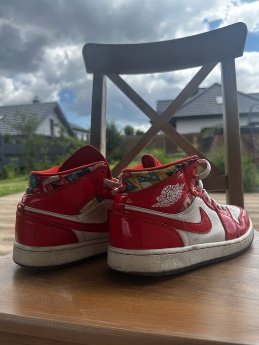 Nike Air Jordan 1 Mid Barcelona Red