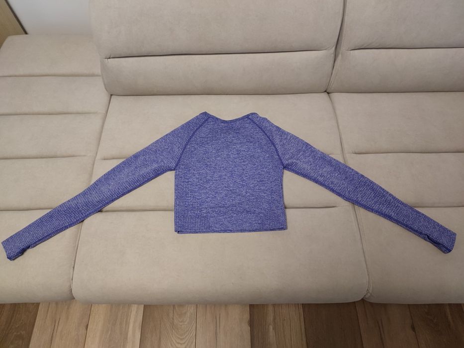 Rashguard Longsleeve fioletowy sportowy