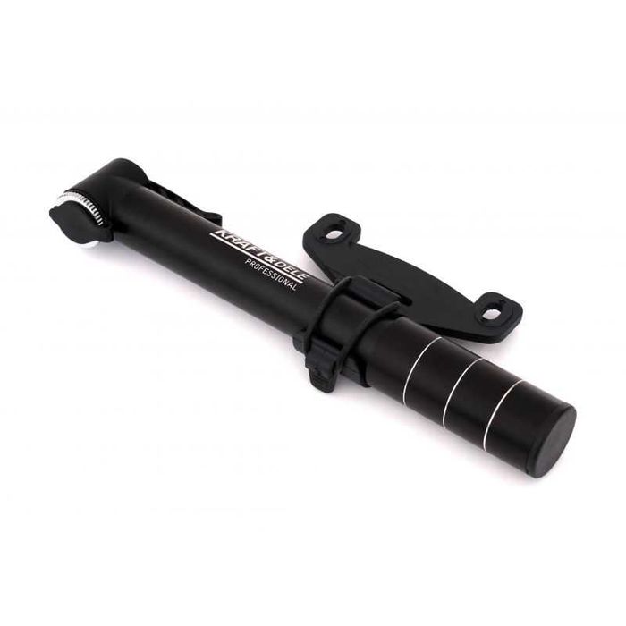 POMPKA ROWEROWA RĘCZNA czarna lekka z uchwytem montażowym  KD11822