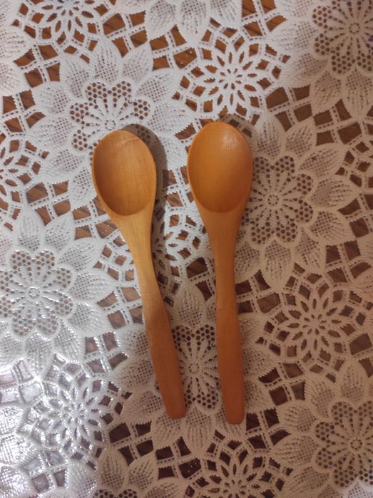 Чайні ложки в асортименті, чайные ложки, ложка кофейная, дерев'яні