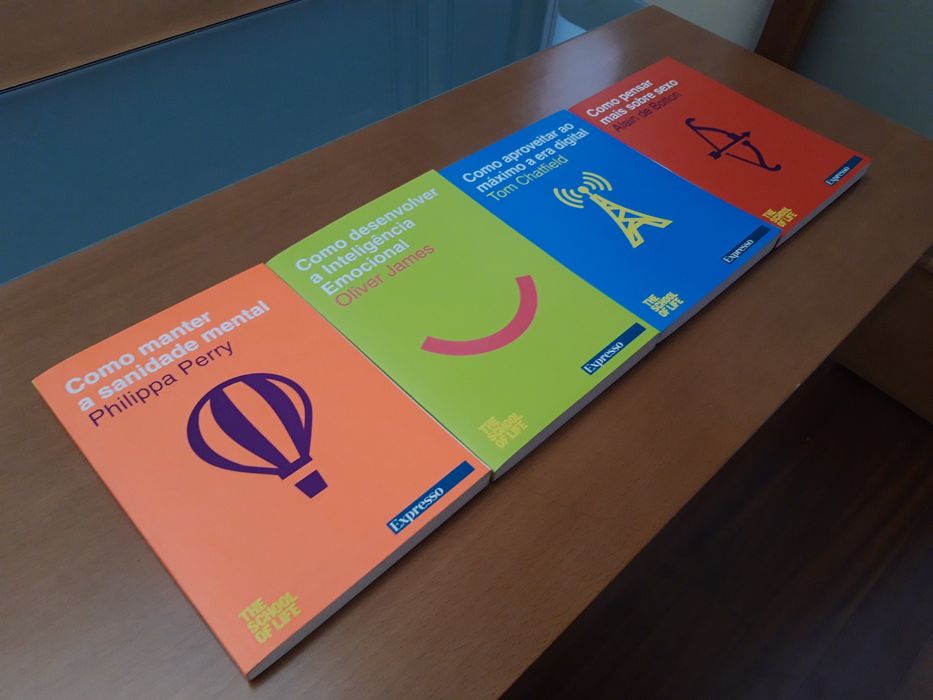 Colecção “The School of Life” do jornal Expresso (3 volumes)