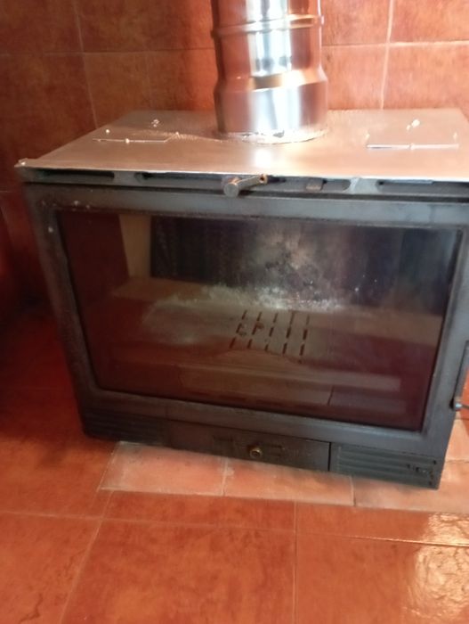 Recuperador de calor ventilado lenha