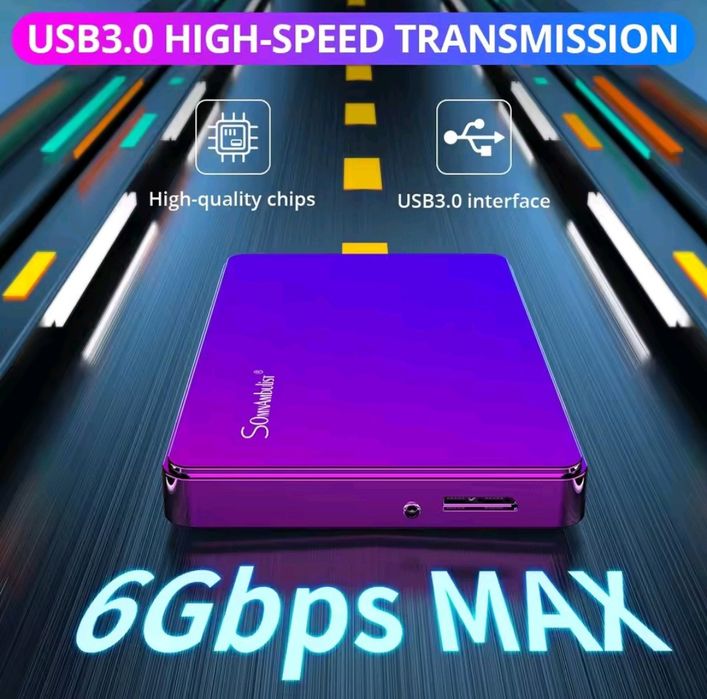 Зовнішній жорсткий диск 2.5" 320Gb USB 3.0 чохол