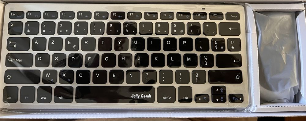 Ultra Thin Wireless Keyboard and Mouse Combo Jelly Combo