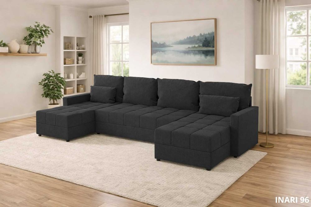 NOWY Narożnik Rogówka DOMINO U z funkcją spania KUPUJESZ U PRODUCENTA!