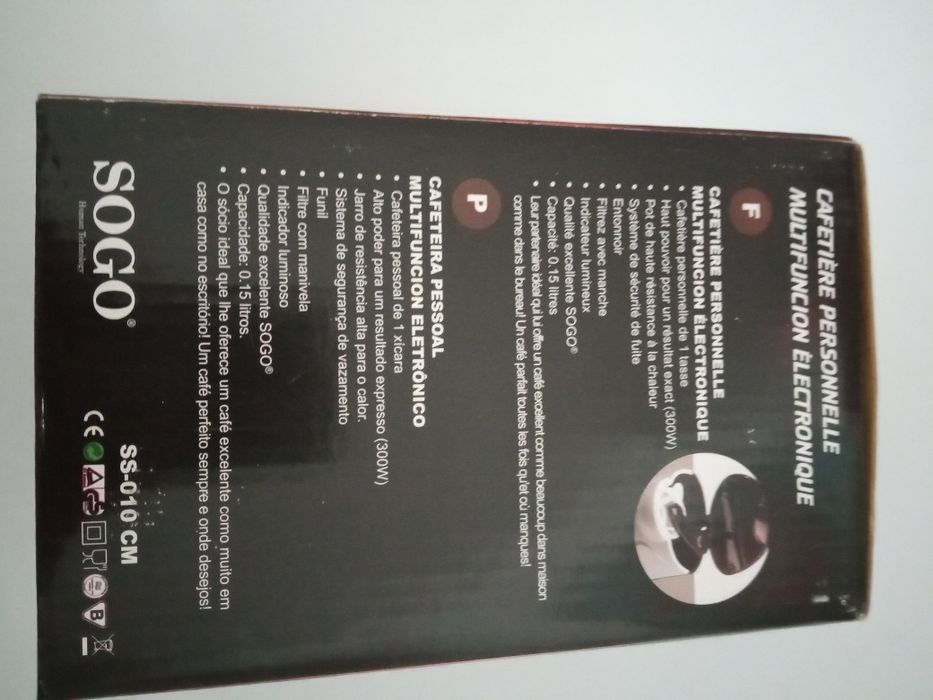 Maquina café Sogo nova