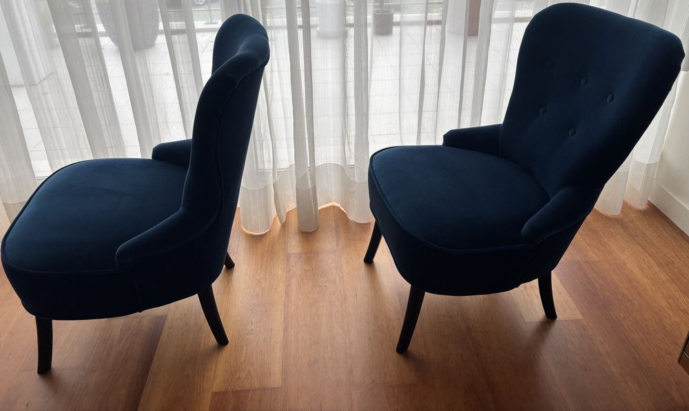 Poltronas (2) cor azul