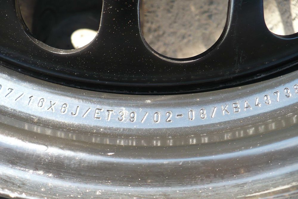 Felgi Stalowe 5X112 6JX16" ET39 Mercedes Oryginał Komplet