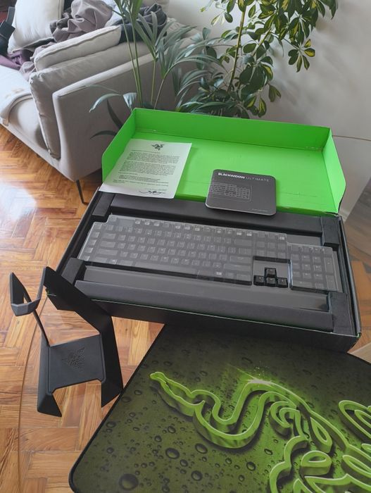 Razer BlackWidow Ultimate Classic + DeathAdder Classic + acessórios