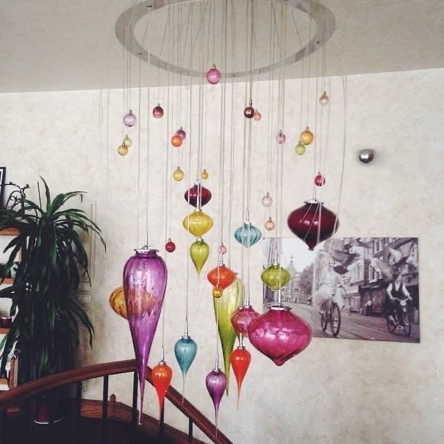 Итальянская люстра для ресторана.