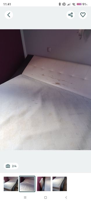 Łóżko 160x200 z materacem