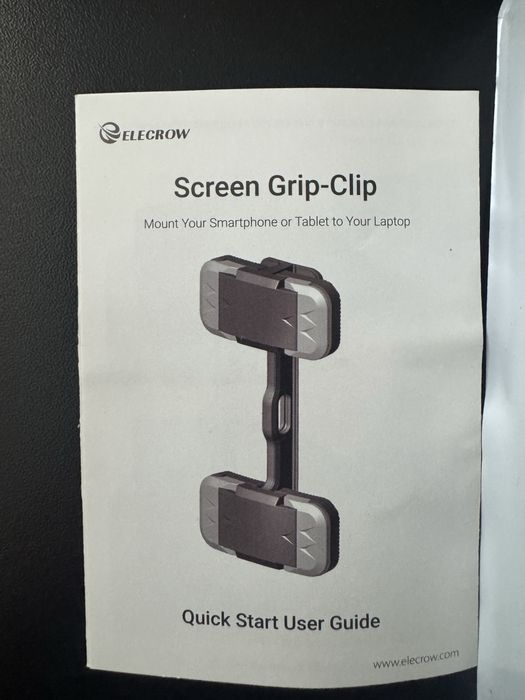 klipsy so montażu tabletu do laptopa