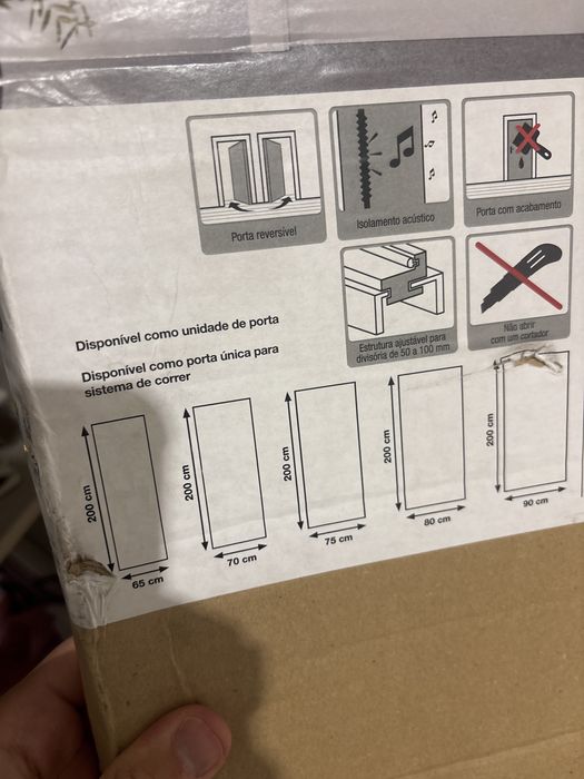 Bloco de porta (completo com batente)