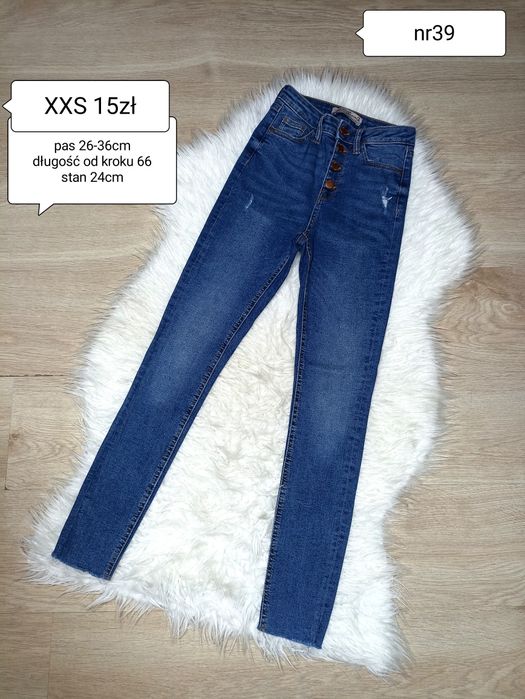 Jeansy rozmiar XXS