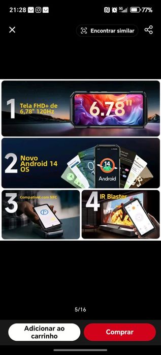 Ulefone 27t pro Resistencia Militar