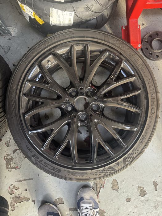4 jantes e pneus 18” Mini  JCW Cross Spoke 506