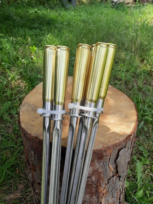 Тригранні шампура на подарунок. Набір шампурів у чохлі