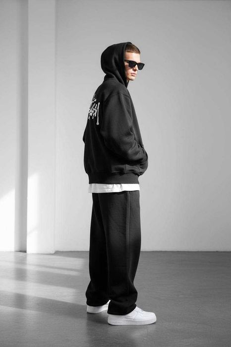 Спортивний чоловічий костюм оверсайз на зіп