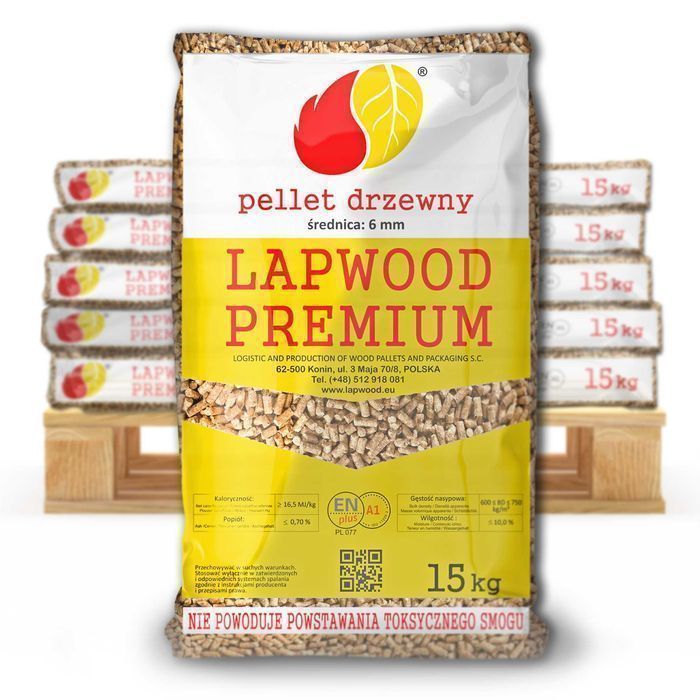 Pellet sosnowy 6 mm LAPWOOD PREMIUM | ENplus A1 | Prosto od producenta