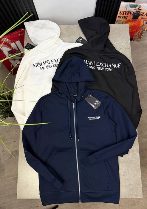 ‼️LUX‼️БЕЗ ПРЕДОПЛАТ‼️Мужская зипка зип худи армани Armani | мужская толстовка Армани | худи Armani | зип худи Armani | кофта Армани | Armani |