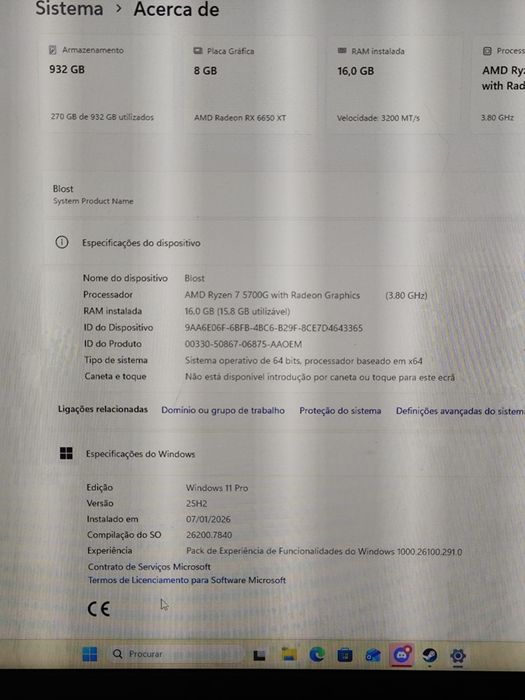 Desktop gaming + monitor lg 144hrz