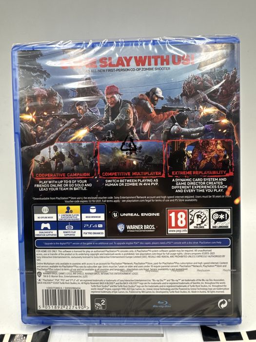 PL Nowa Back 4 Blood Ps4 Ps5 Gwarancja